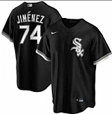 White Sox 74 Eloy Jimenez Black 2020 Nike Cool Base Jersey Dzhi,baseball caps,new era cap wholesale,wholesale hats